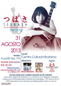 Novo show da cantora Tsubasa em São Paulo