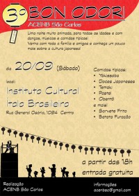 3º Bon Odori de São Carlos!