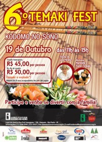 6º Temaki Fest do Kodomo no Sono em Itaquera
