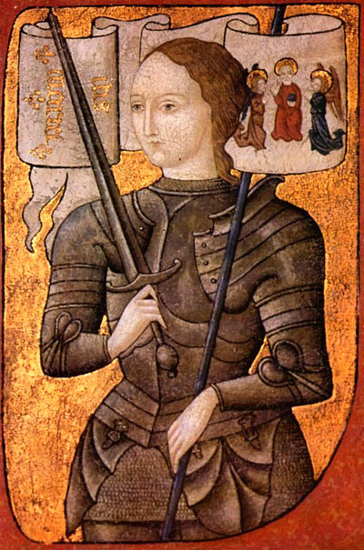 Joana d'Arc, miniatura de 1485, artista desconhecido