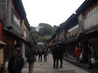 Tomando chá na autêntica casa das gueixas