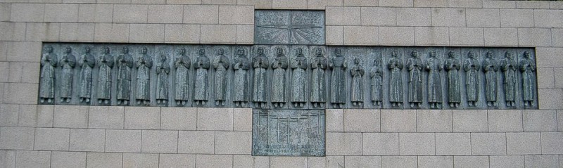 Monumento aos 26 mártires em Nagasaki. Foto de Alex Twose