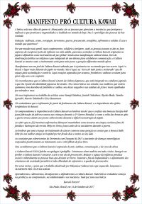 Manifesto Pró-Cultura Kawaii
