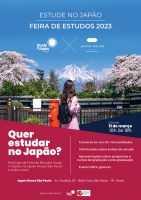 Feira Estude no Japão no dia 11 de Março na Japan House