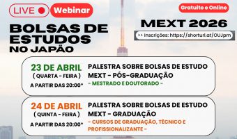 Palestras sobre Bolsas de Estudo MEXT